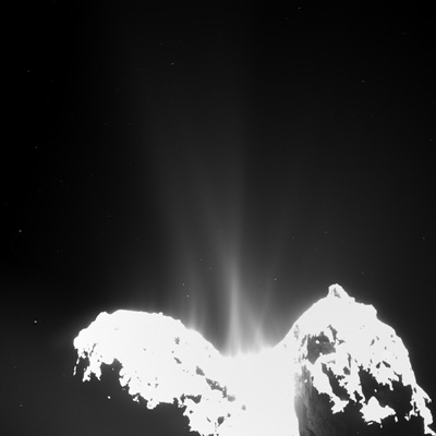 Rosetta a détecté de l’azote dans Churry !
