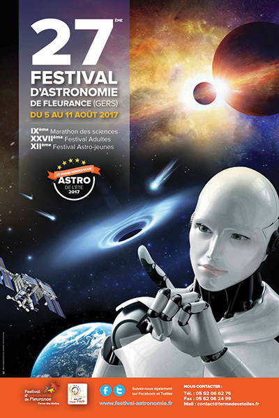 affiche festival d'astronomie 2017 