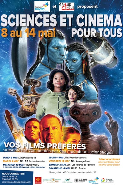 FLEURANCE : Festival sciences et cinéma pour tous - du 8 au 14 mai