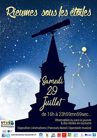 EVENEMENT : Rieumes sous les étoiles le 29 juillet