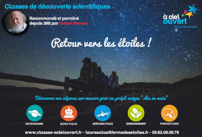 Osez la Science avec les Classes Découvertes A Ciel Ouvert