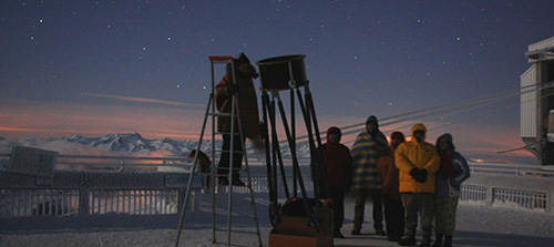 Initiation à l’astronomie au Pic
